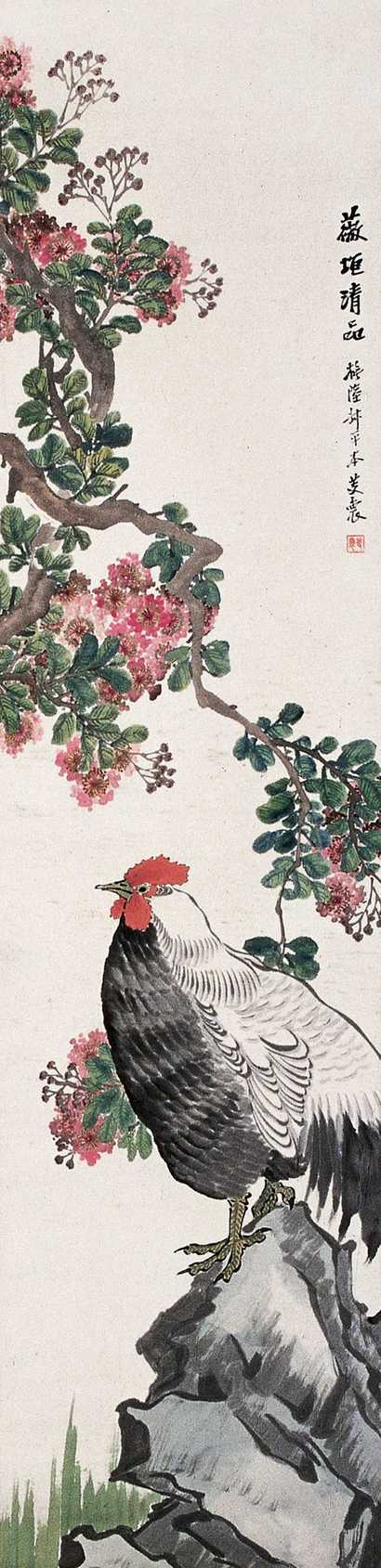 夏芰裳 花卉 立轴